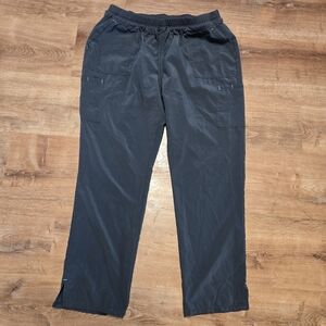Scrubstar Dark Gray Straight-Leg Scrub Pants Extra Large